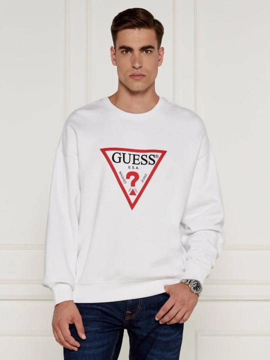 Zdjęcie produktu Guess Jeans Bluza | Oversize fit biały