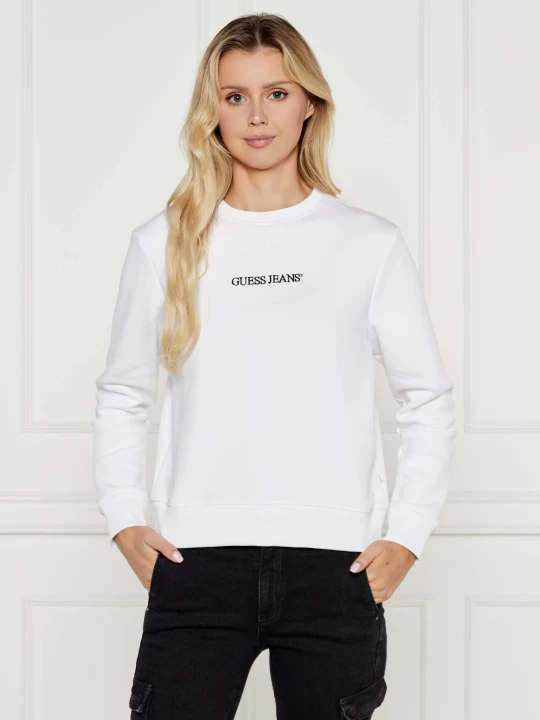 Zdjęcie produktu Guess Jeans Bluza | Regular Fit biały