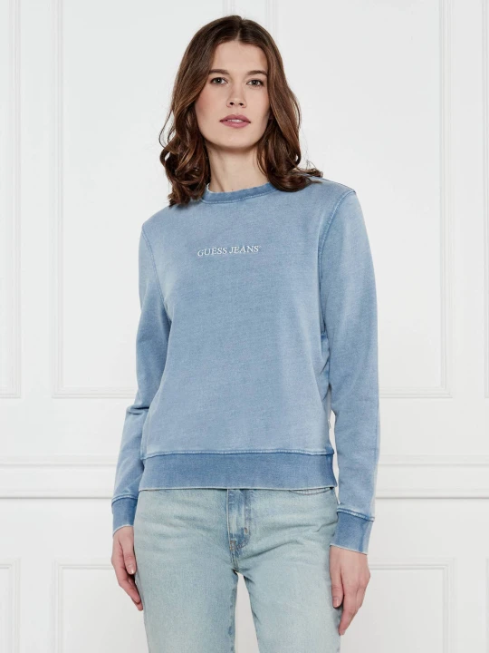 Zdjęcie produktu Guess Jeans Bluza | Regular Fit błękitny
