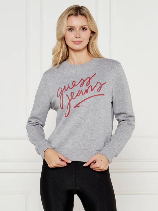 Zdjęcie produktu Guess Jeans Bluza | Regular Fit szary