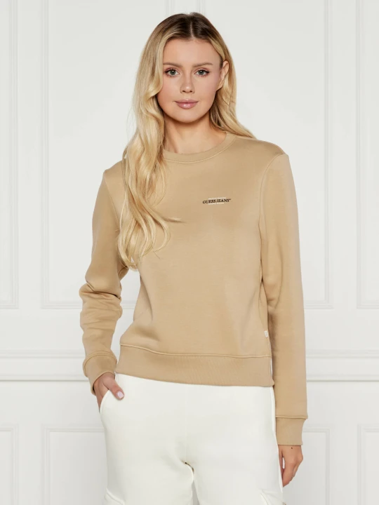 Zdjęcie produktu Guess Jeans Bluza | Regular Fit beżowy