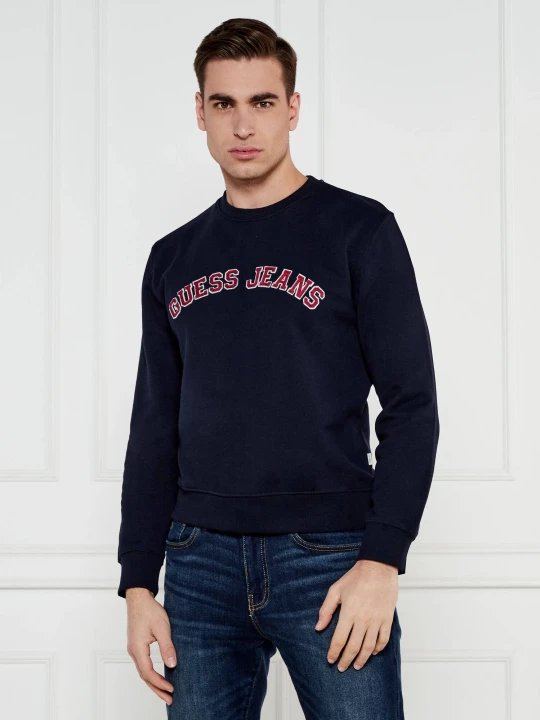 Zdjęcie produktu Guess Jeans Bluza | Slim Fit granatowy