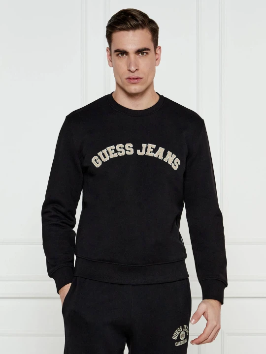 Zdjęcie produktu Guess Jeans Bluza | Slim Fit czarny
