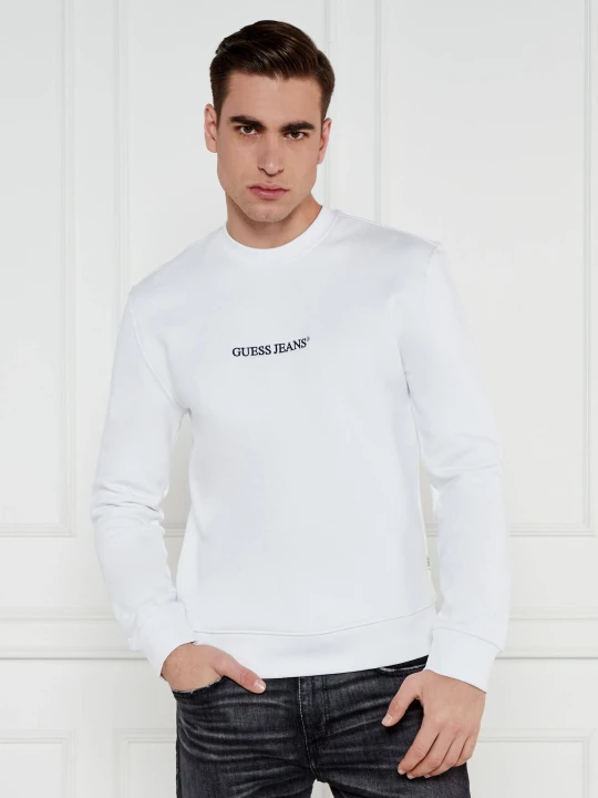Zdjęcie produktu Guess Jeans Bluza | Slim Fit biały