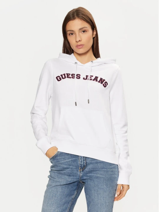 Zdjęcie produktu Guess Jeans Bluza W5RQ17 K68I4 Biały Regular Fit