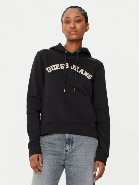 Zdjęcie produktu Guess Jeans Bluza W5RQ17 K68I4 Czarny Regular Fit