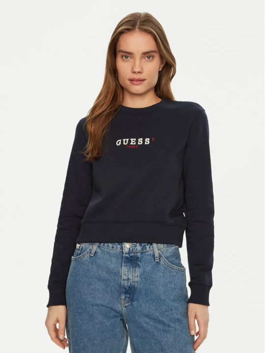 Zdjęcie produktu Guess Jeans Bluza W5RQ28 K68I4 Granatowy Regular Fit