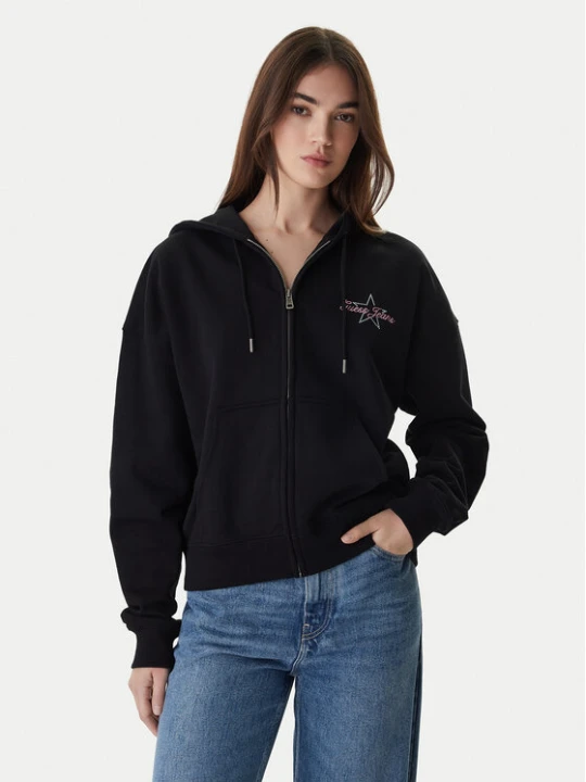 Zdjęcie produktu Guess Jeans Bluza W6RQ06 K68I4 Czarny Oversize