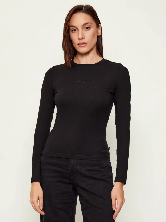 Zdjęcie produktu Guess Jeans Bluzka | Slim Fit czarny