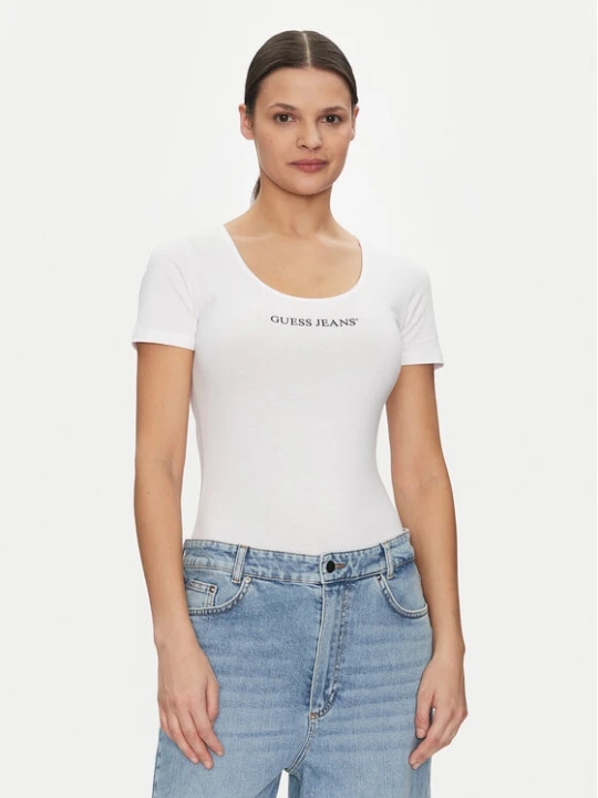Zdjęcie produktu Guess Jeans Body W5GP25 J1314 Biały Slim Fit