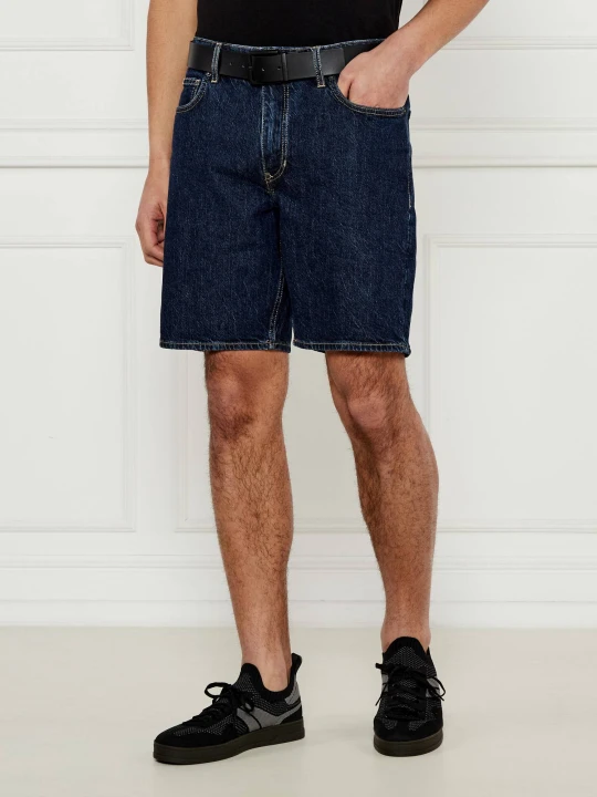Zdjęcie produktu Guess Jeans Jeansowe szorty | Regular Fit granatowy