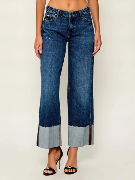 Zdjęcie produktu Guess Jeans Jeansy | flare fit granatowy
