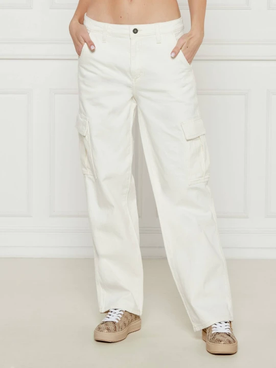 Zdjęcie produktu Guess Jeans Jeansy G10 | Relaxed fit kremowy