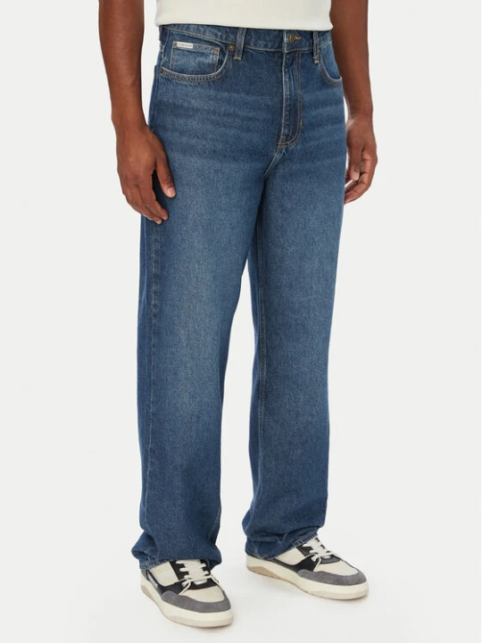 Zdjęcie produktu Guess Jeans Jeansy M5YAB3 D6368 Granatowy Relaxed Fit
