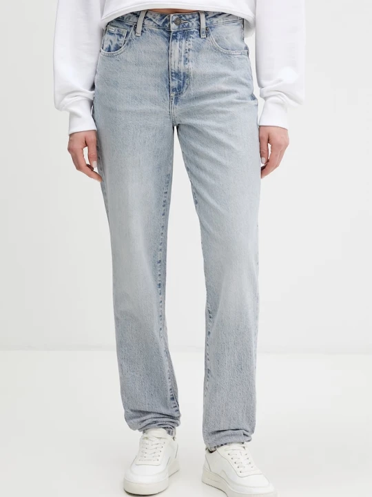 Zdjęcie produktu Guess Jeans jeansy mom fit damskie niebieski
