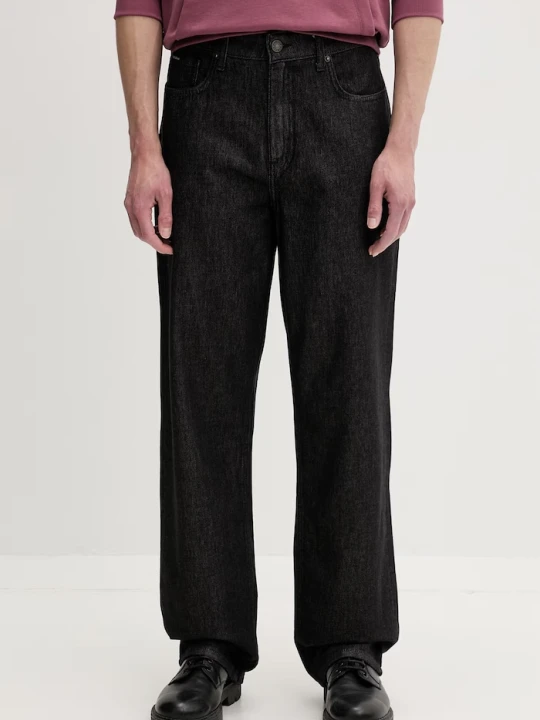 Zdjęcie produktu Guess Jeans jeansy relaxed fit męskie czarny