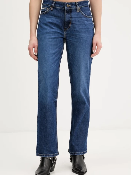 Zdjęcie produktu Guess Jeans jeansy straight damskie granatowy