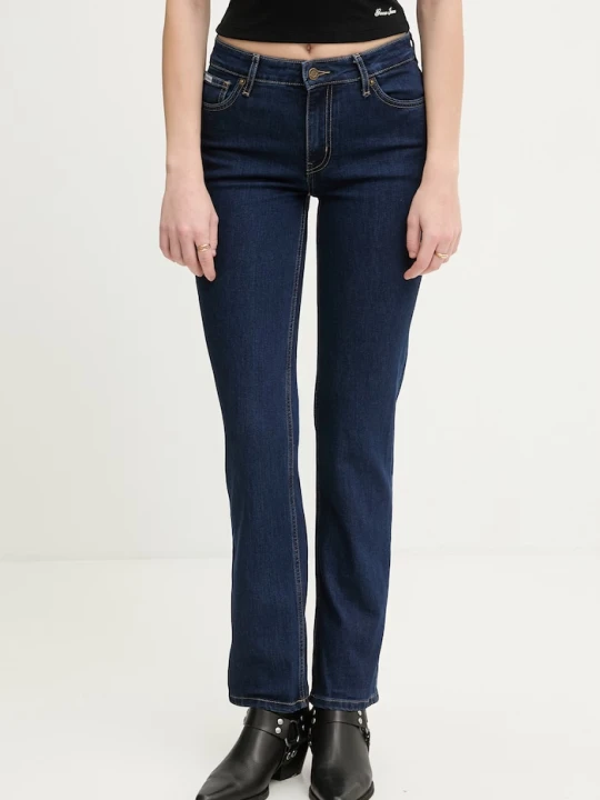 Zdjęcie produktu Guess Jeans jeansy straight damskie granatowy