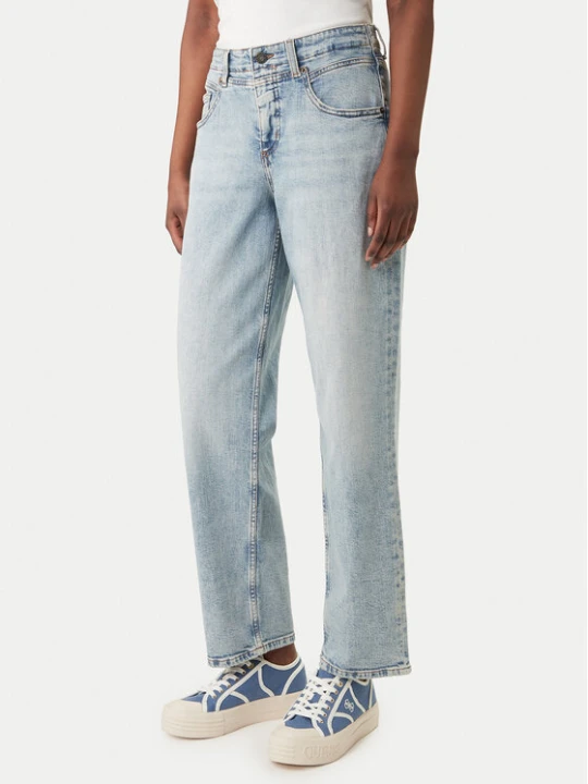 Zdjęcie produktu Guess Jeans Jeansy W5BA3O D0027 Niebieski Boyfriend Fit
