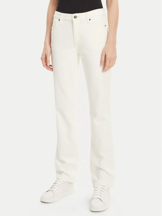 Zdjęcie produktu Guess Jeans Jeansy W5GA98 D5M62 Biały Skinny Fit