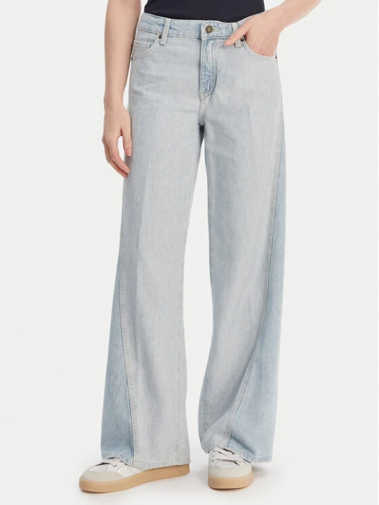 Zdjęcie produktu Guess Jeans Jeansy W6GA2T D6534 Niebieski Wide Leg