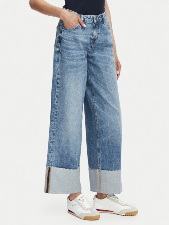 Zdjęcie produktu Guess Jeans Jeansy W6RA2B D5M5M Niebieski Wide Leg