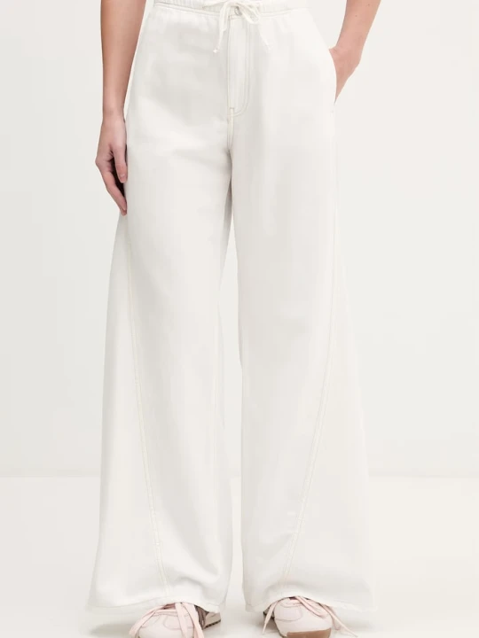 Zdjęcie produktu Guess Jeans jeansy wide leg damskie biały