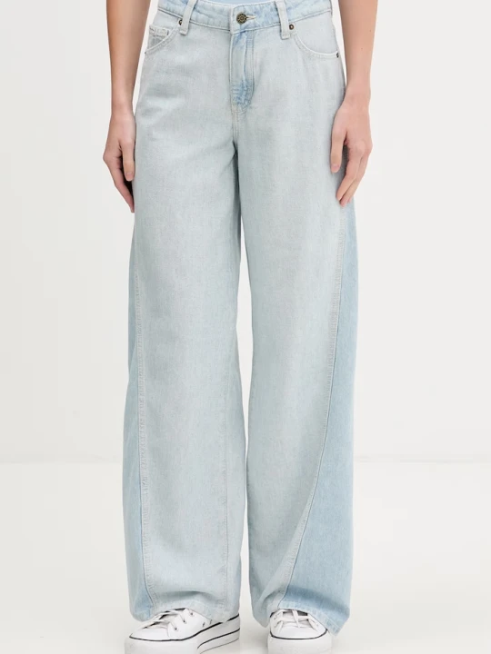 Zdjęcie produktu Guess Jeans jeansy wide leg damskie niebieski