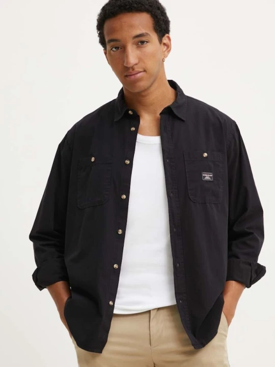 Zdjęcie produktu Guess Jeans koszula bawełniana czarny