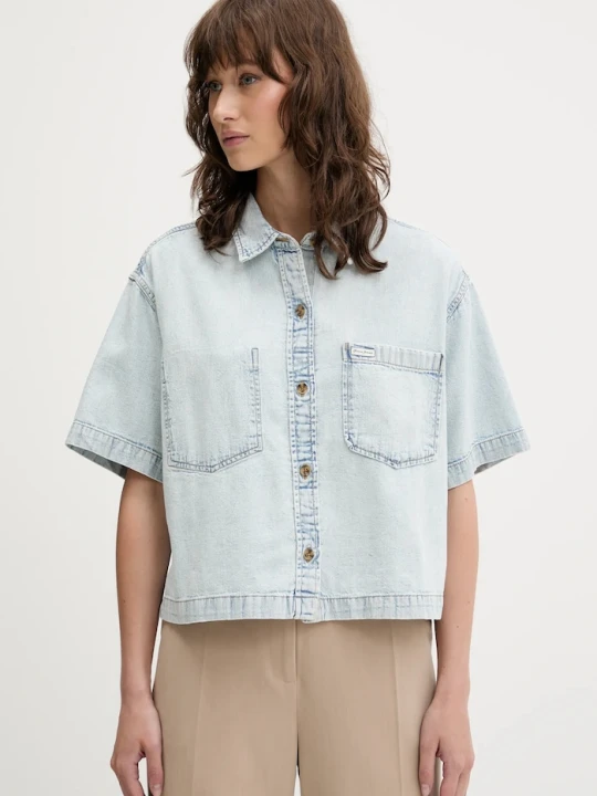 Zdjęcie produktu Guess Jeans koszula jeansowa niebieski