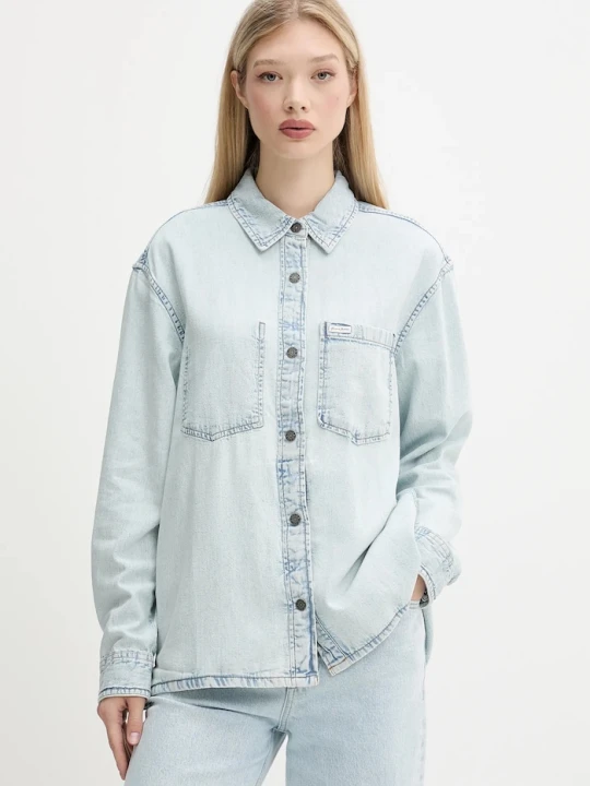 Zdjęcie produktu Guess Jeans koszula jeansowa niebieski