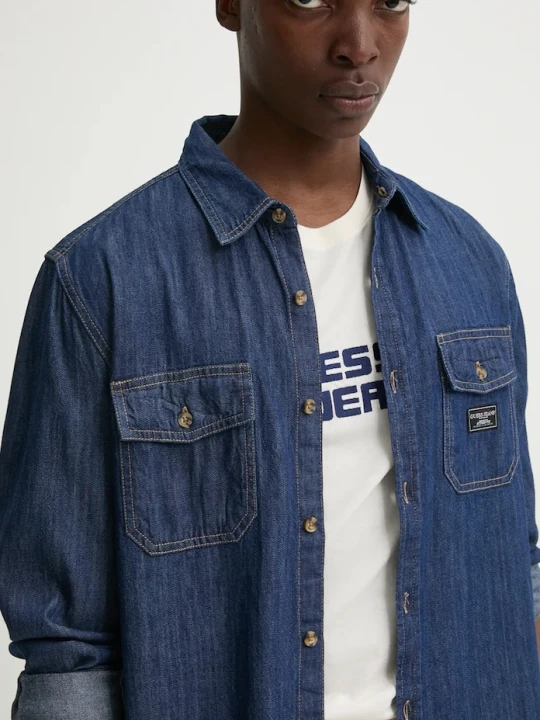 Zdjęcie produktu Guess Jeans koszula jeansowa niebieski
