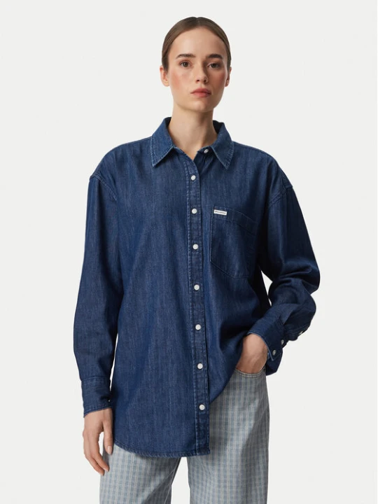 Zdjęcie produktu Guess Jeans Koszula jeansowa W6YHC2 D1195 Niebieski Relaxed Fit