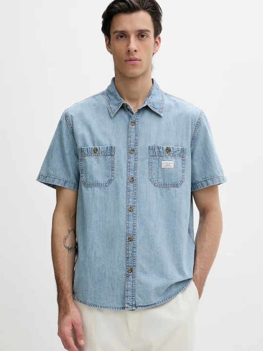 Zdjęcie produktu Guess Jeans koszula męska jeansowa niebieski