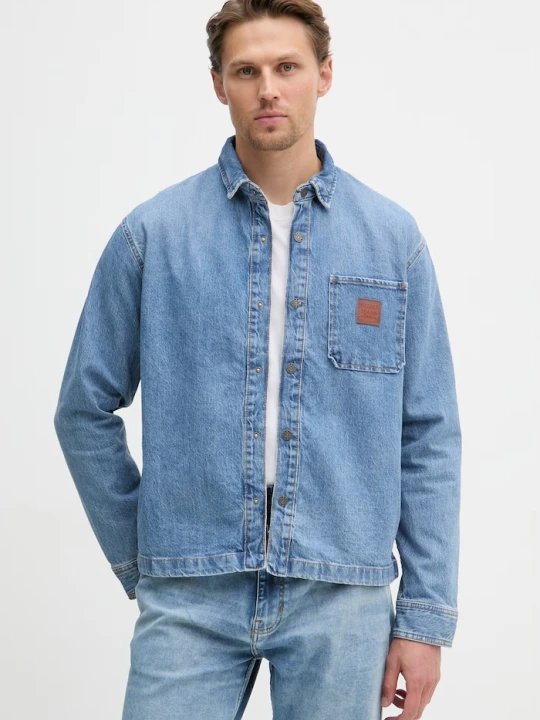 Zdjęcie produktu Guess Jeans koszula męska jeansowa niebieski