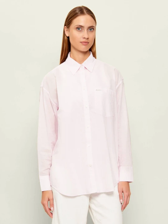 Zdjęcie produktu Guess Jeans Koszula | Oversize fit pudrowy róż