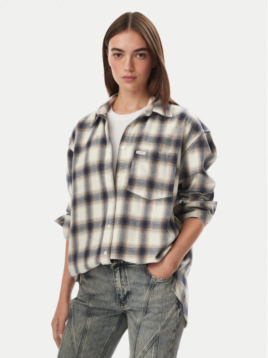 Zdjęcie produktu Guess Jeans Koszula W5BH40 WGMH1 Niebieski Regular Fit
