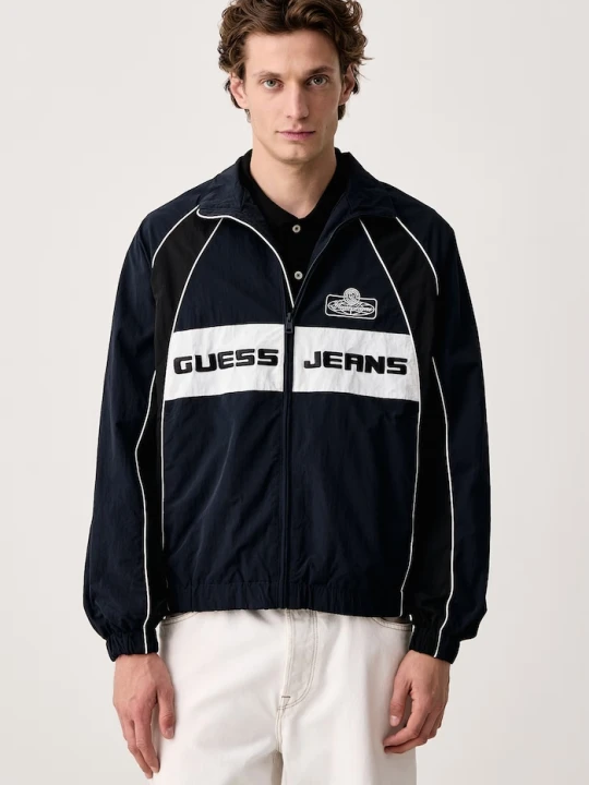 Zdjęcie produktu Guess Jeans krótka kurtka męska granatowy