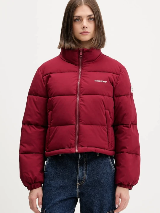 Zdjęcie produktu Guess Jeans kurtka bordowy