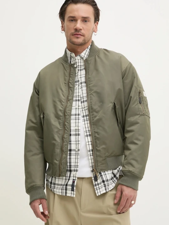 Zdjęcie produktu Guess Jeans kurtka bomber zielony