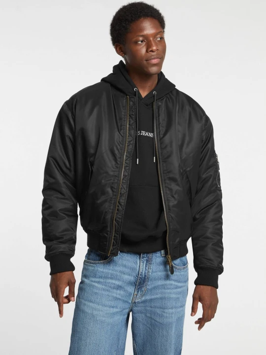 Zdjęcie produktu Guess Jeans Kurtka bomber Flight | Regular Fit czarny