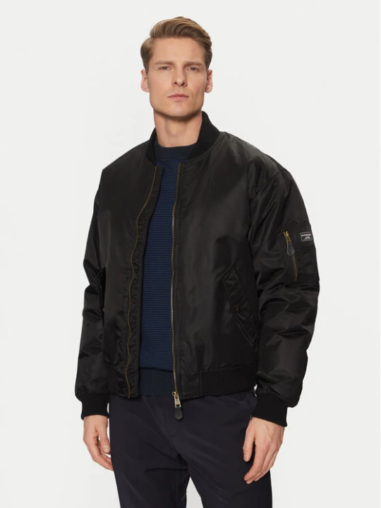 Zdjęcie produktu Guess Jeans Kurtka bomber M5RL81 WHAA2 Czarny Regular Fit