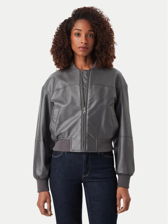 Zdjęcie produktu Guess Jeans Kurtka bomber W6YL01 W2525 Szary Regular Fit