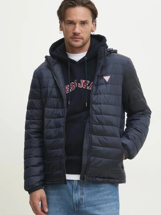 Zdjęcie produktu Guess Jeans kurtka granatowy