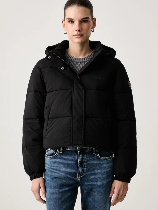 Zdjęcie produktu Guess Jeans kurtka pikowana damska czarny