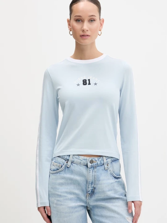 Zdjęcie produktu Guess Jeans longsleeve niebieski