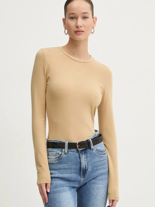 Zdjęcie produktu Guess Jeans longsleeve beżowy