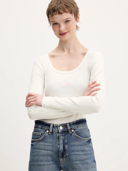 Zdjęcie produktu Guess Jeans longsleeve beżowy