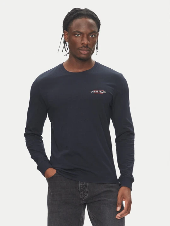 Zdjęcie produktu Guess Jeans Longsleeve M4YI54 K8HM0 Granatowy Regular Fit