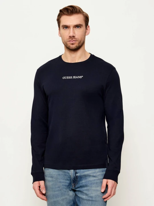 Zdjęcie produktu Guess Jeans Longsleeve | Regular Fit granatowy